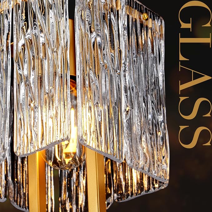 5.9 Inch Modern Gold Crystal 1-Light Mini Pendant Chandelier
